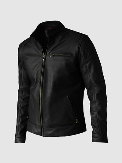 Leather Jacket - Emiliano Men's Real Leather between-Seasons Lamb Nappa  Leather | eBay