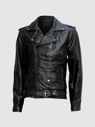 Black Lenny leather biker jacket | Nili Lotan | MATCHES UK